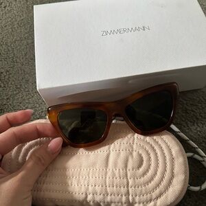 Zimmermann Brown Sunglasses Used